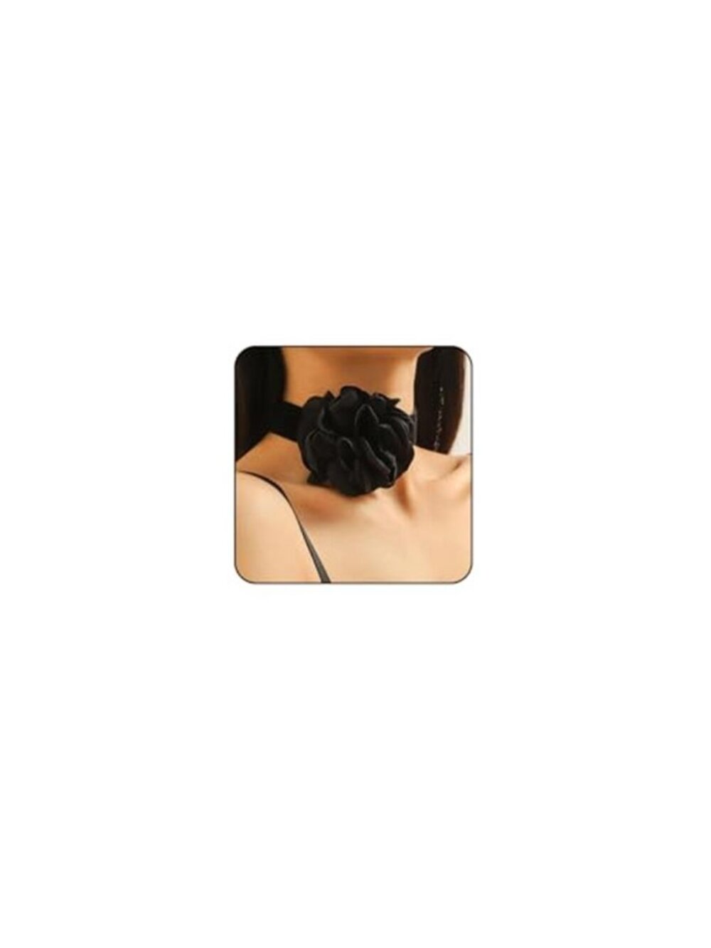Flower Necklaces for Women Red Rose Choker Necklace for Women Black Velvet